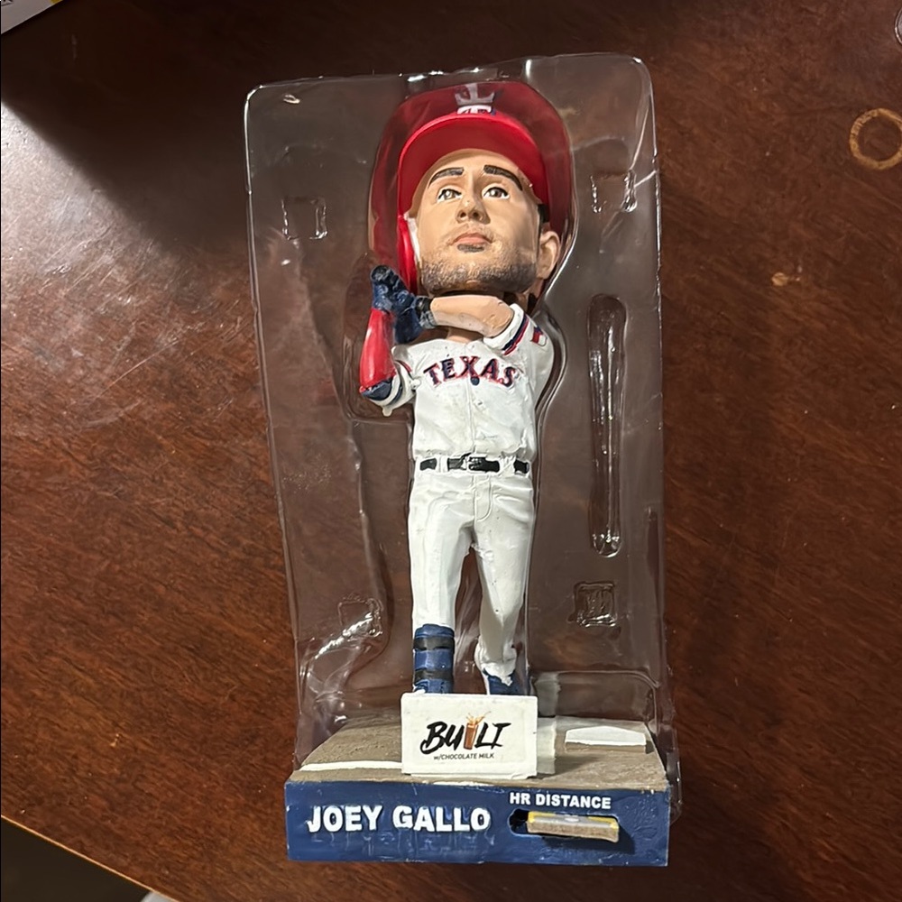 Texas Baseball Bobblehead - Red and White